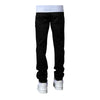 Pain Lab Mens Classic Skinny Fit Jeans P26JBSD Jet Black