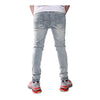 Pali Denim Mens Skinny Fit Jeans PL004 Clean Wash
