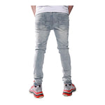 Pali Denim Mens Skinny Fit Jeans PL004 Clean Wash