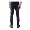 Pali Denim Mens Skinny Fit Jeans PL006 Black