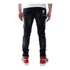 Pali Denim Mens Skinny Fit Jeans PL015 Washed Black