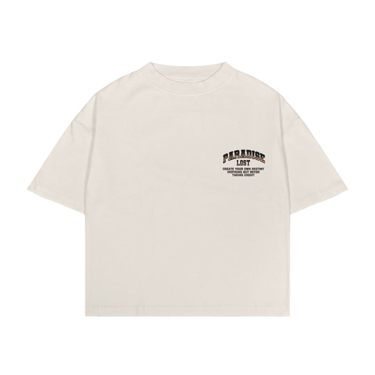 Paradise Lost Mens Barbed Roses Crew Neck T-Shirt PL00853-CRM Cream