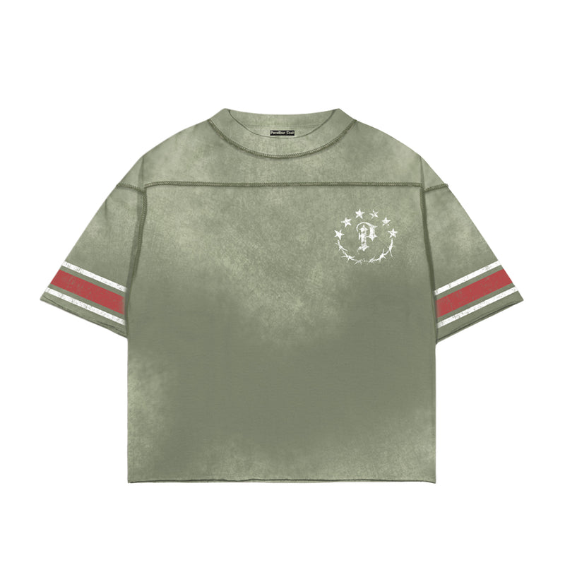 Paradise Lost Mens Controlled Chaos Crew Neck T-Shirt PL00897-OLV Olive