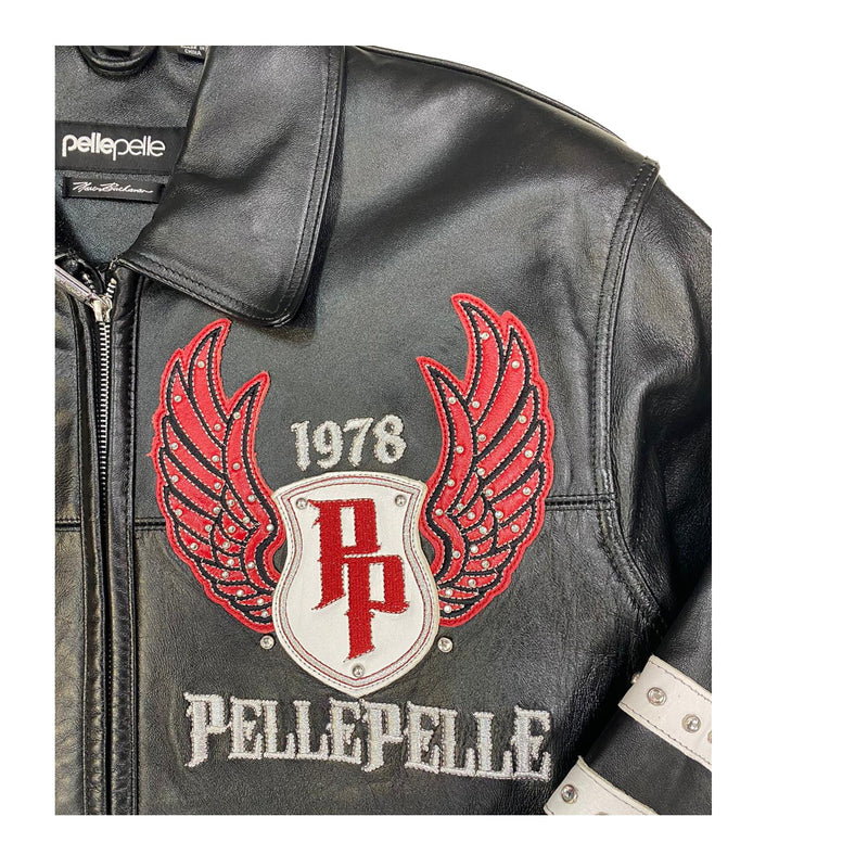 Pelle Pelle Mens Legends Forever Jacket 21526 Black/White