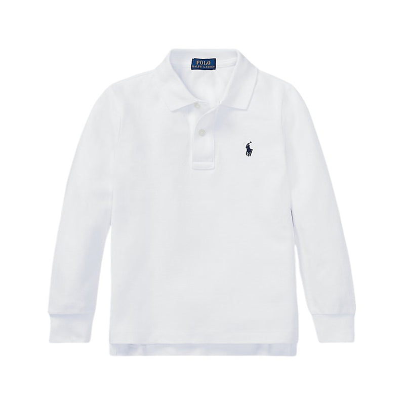 Polo Ralph Lauren Kids C PFS Thermal Long Sleeve Shirt 322952912002 White