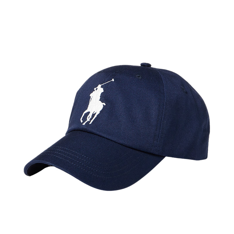 Polo Ralph Lauren Mens Big Pony Chino Sport Cap Strapback Hat 710673584013 Newport Navy