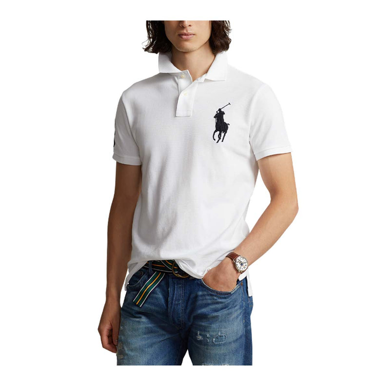 Polo Ralph Lauren Mens Big Pony Polo Shirt 710688969003 White