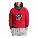 Polo Ralph Lauren Mens Brushed Face Nylon Fleece Crewneck Sweatshirt 710878895001 Dark Red