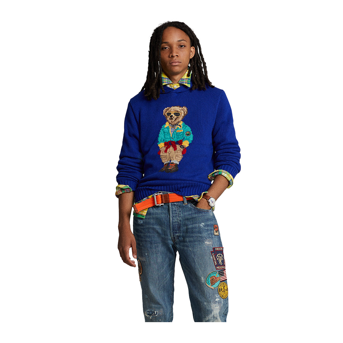 Polo Ralph Lauren Mens Orginal Label Cotton Blend Voyager Bear