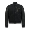 Polo Ralph Lauren Mens Original Label Broken Twill Varsity Jacket 710907546001 Polo Black