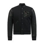 Polo Ralph Lauren Mens Original Label Broken Twill Varsity Jacket 710907546001 Polo Black