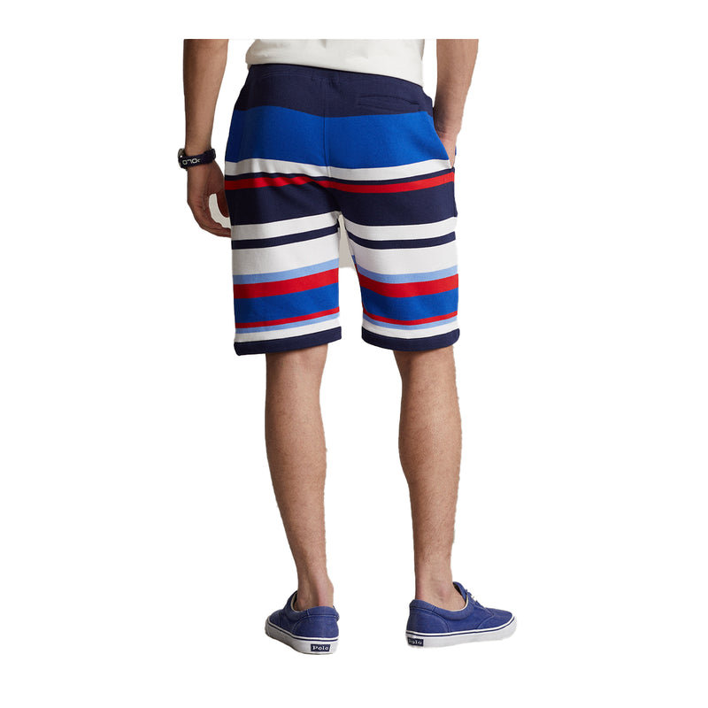 Polo Ralph Lauren Mens Seasonal Fleece Athletic Shorts 710909673001 Pacific Royal Multi