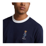 Polo Ralph Lauren Mens Regatta Bear Crew Neck T-Shirt 710909789001 Cruise Navy