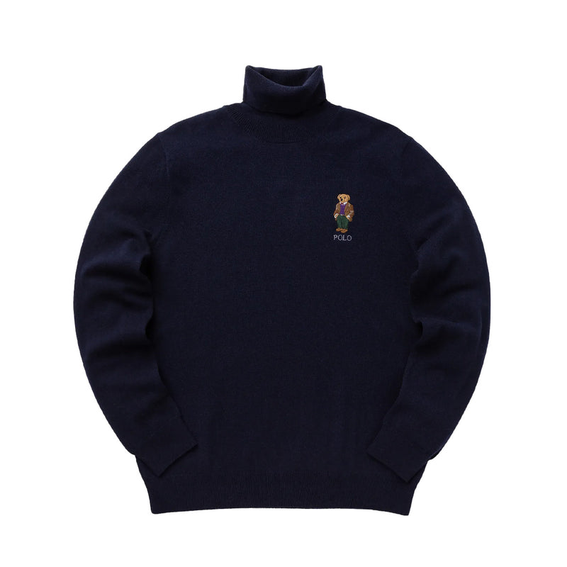 Polo Ralph Lauren Mens Orginal Label Lux Merino Sweatshirt 710919770001 Hunter Navy