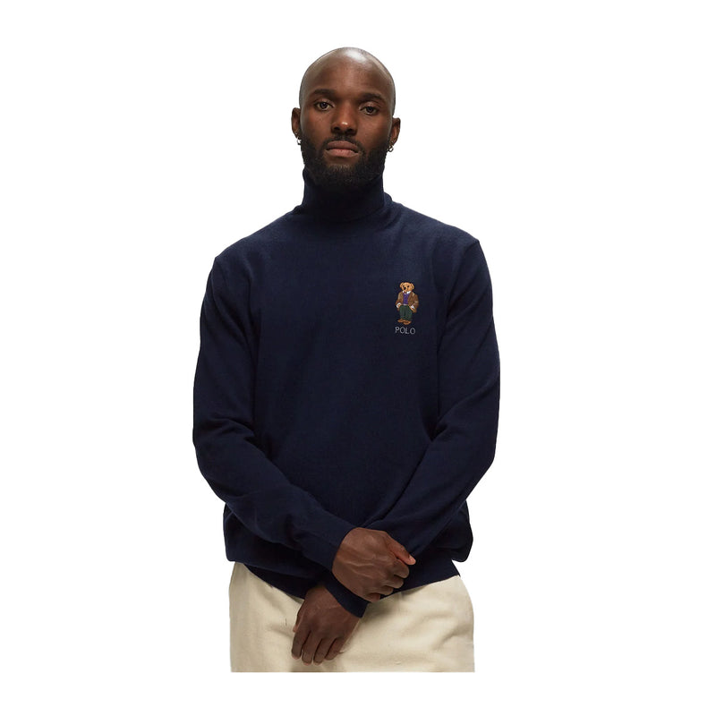 Polo Ralph Lauren Mens Orginal Label Lux Merino Sweatshirt 710919770001 Hunter Navy