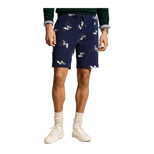 Polo Ralph Lauren Mens P-Wing Terry Shorts 710941980001 Cruise Navy