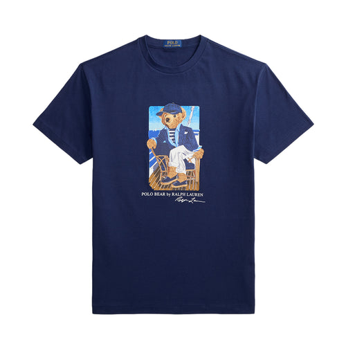 Polo Ralph Lauren Mens Heritage Bear Crew Neck T-Shirt