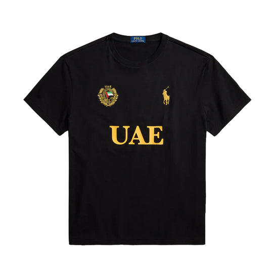 Polo Ralph Lauren Mens UAE Tech Knit Crew Neck T-Shirt 710B20863001 Polo Black