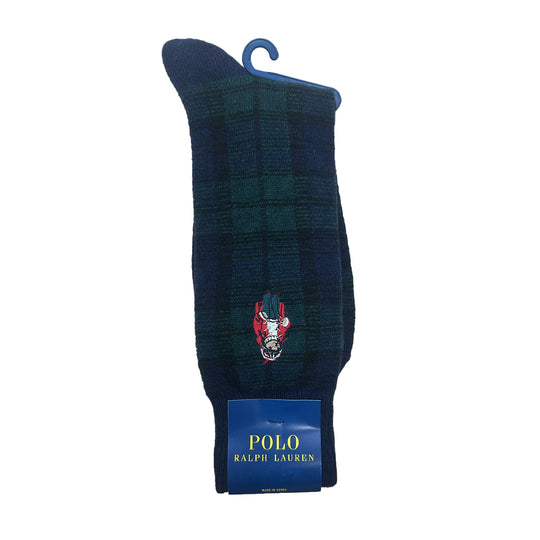 Polo Ralph Lauren Mens Bear Socks 889597 Navy