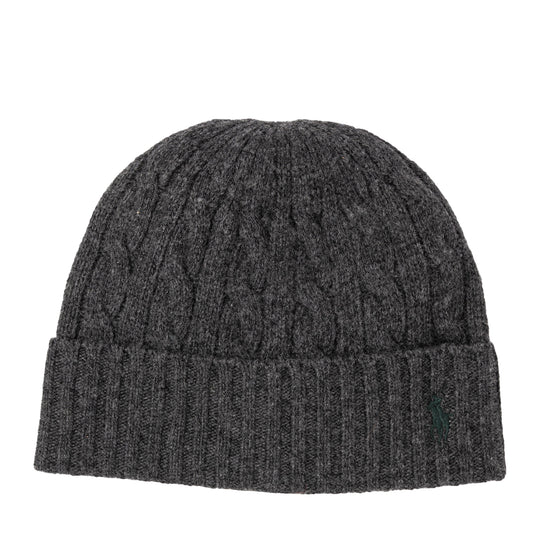 Polo Ralph Lauren Unisex Classic Cable Beanie PC0792-012 Barclay Grey Heather