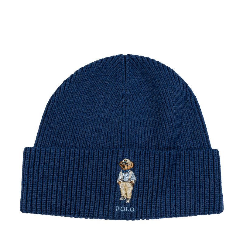 Polo Ralph Lauren Unisex Coastal Bear Beanie PC1297-452 Clancy Blue