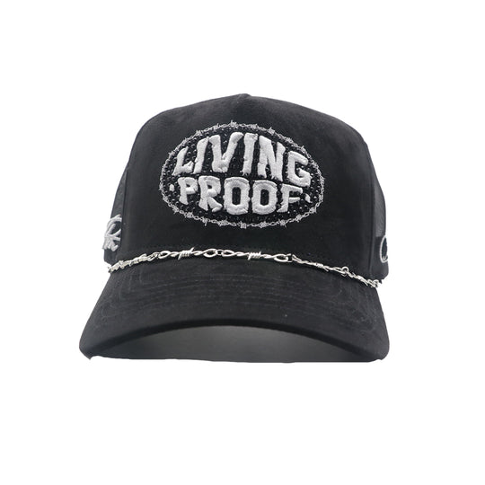 Premium Milano Unisex Living Proof Trucker Hat 2611 Black/Metallic