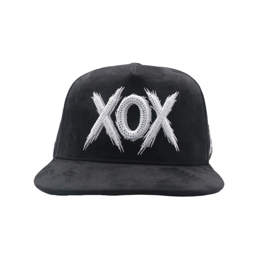 Premium Milano Unisex XOX Snapback Hat 2616 Black/White