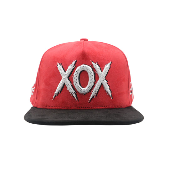 Premium Milano Unisex XOX Trucker Hat 2617 Red/Black