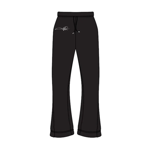 Premium Milano Mens 3M Mercury Stacked Sweatpants B13AMP-101-BKGRY Black/Grey