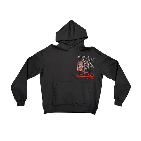 Premium Milano Mens Eleva Futura Hoodie BAI24-100-BK Black