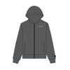 Premium Milano Mens Zip Tech Hoodie BC3Z-034-CHLK Charcoal