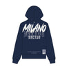 Premium Milano Mens Slasher Tech Hoodie BC7H-104-NVY Navy