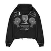 Premium Milano Mens Hypnotized Minds Cropped Hoodie BCH17-100-BK Black