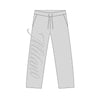 Premium Milano Mens Script Tonal Sweatpants BP14-005-GY Gray