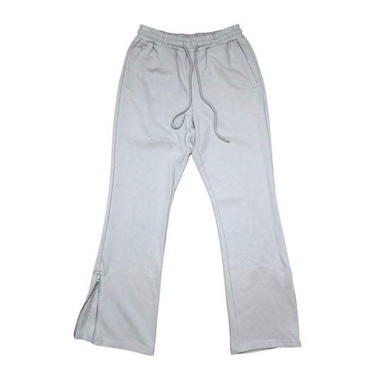 Premium Milano Mens Tonal Rhinestone Sweatpants BPP16-082-GY Gray