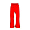 Premium Milano Mens Tonal Rhinestone Sweatpants BPP39-600-RD Red
