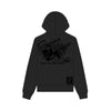 Premium Milano Mens Tonal Panther Zip Hoodie BPZ63-818-BK Black