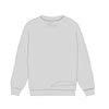 Premium Milano Mens Tonal Crew Neck Sweatshirt BT14-005-GY Gray