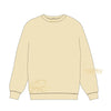Premium Milano Mens Tonal Crew Neck Sweatshirt BT26-711-CRM Cream