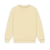 Premium Milano Mens Tonal Crew Neck Sweatshirt BT26-711-CRM Cream