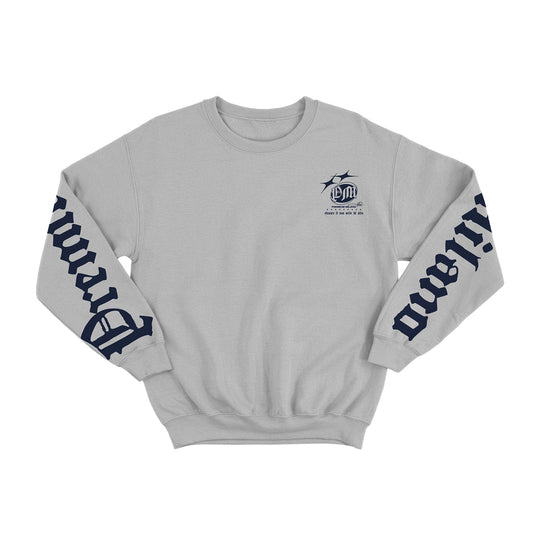 Premium Milano Mens Fortune Crew Neck Sweatshirt CSW1125-04 Grey