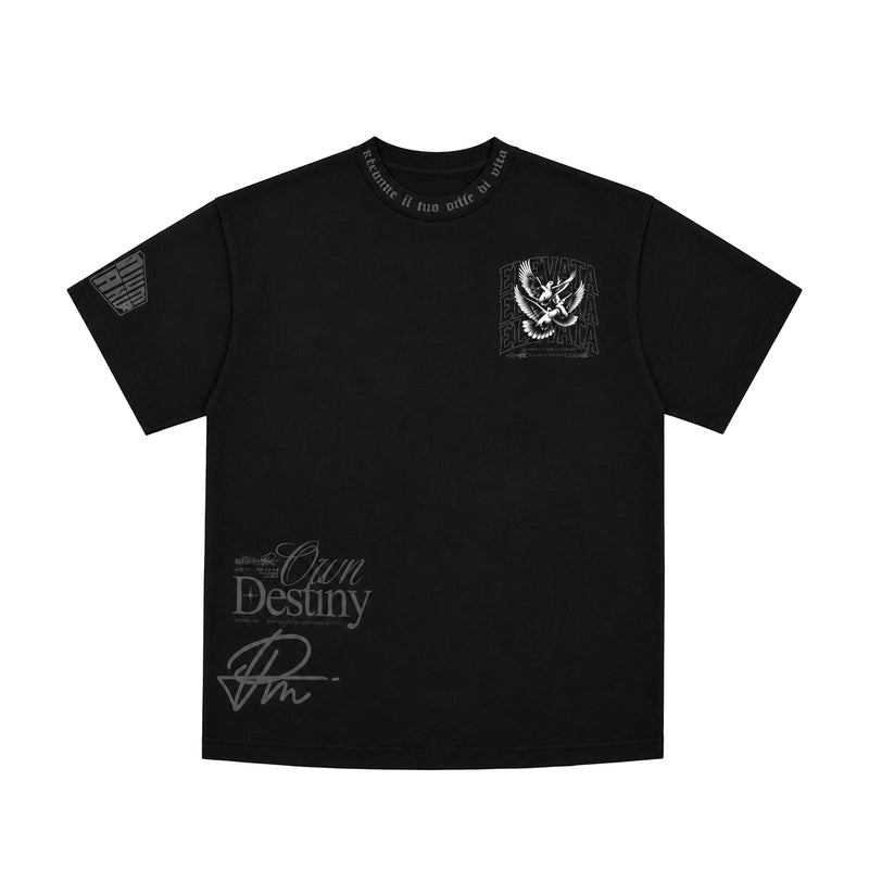 Premium Milano Mens Chosen Generation Crew Neck T-Shirt CT261-102 Black