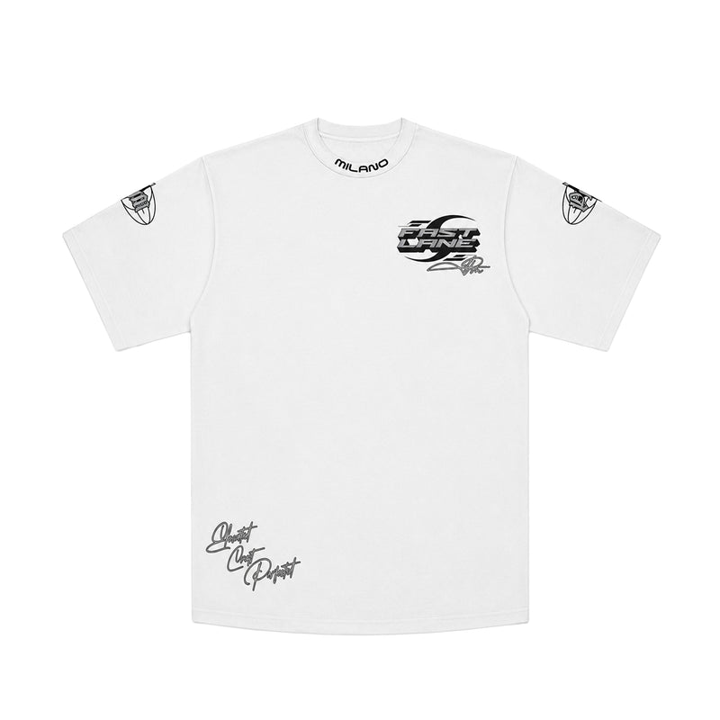 Premium Milano Mens Elevated Craft Crew Neck T-Shirt CT261-105 White