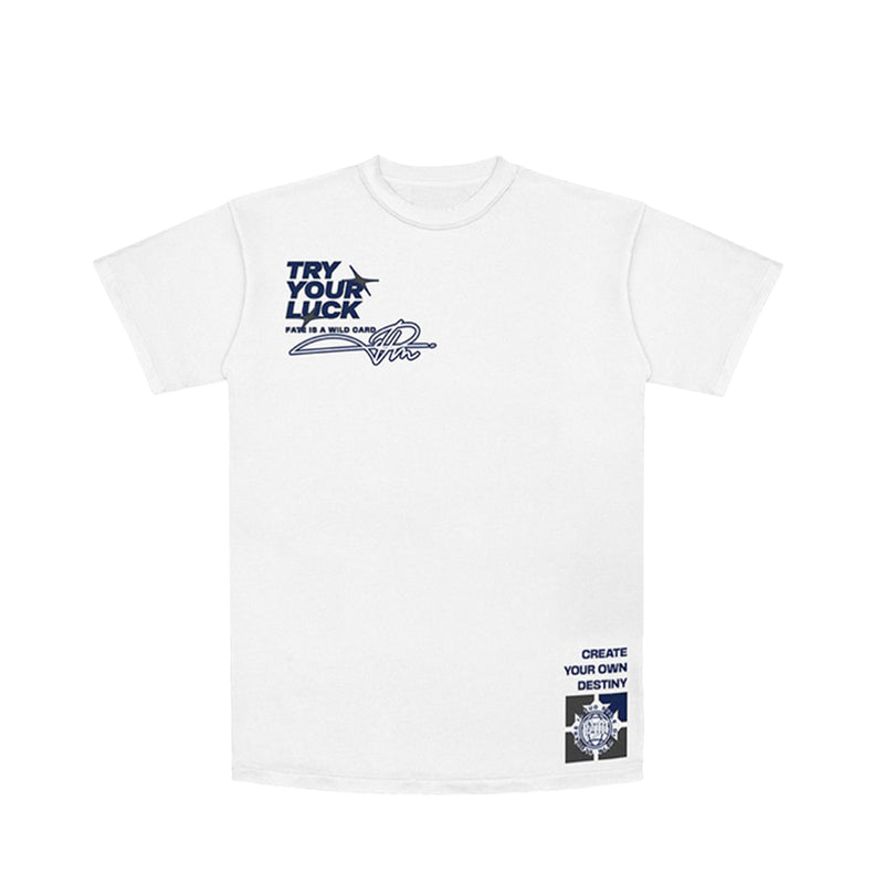 Premium Milano Mens Fate Crew Neck T-Shirt CT261-116 White