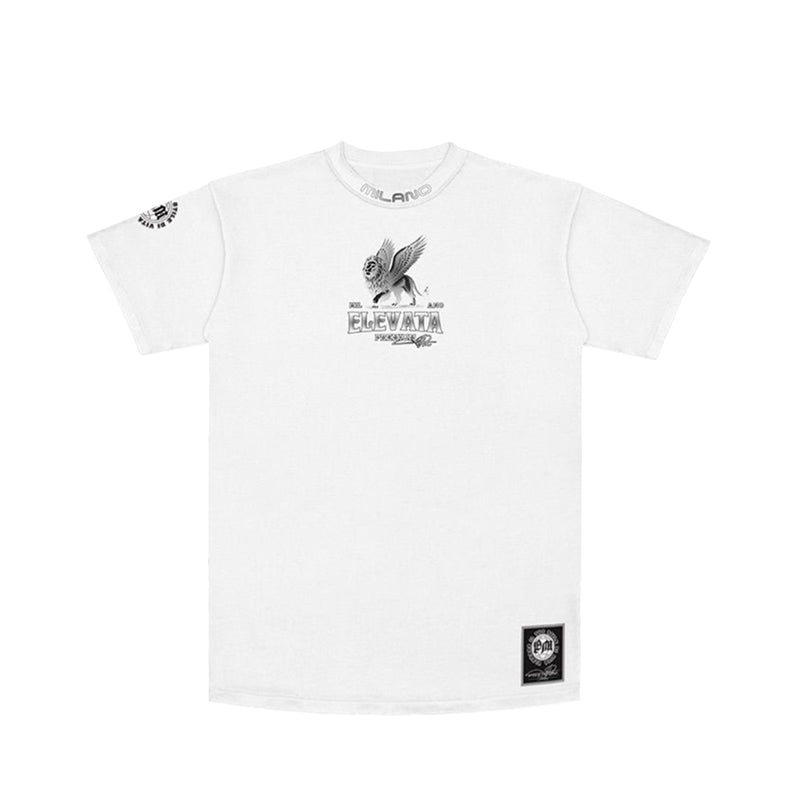 Premium Milano Mens Divine Crew Neck T-Shirt CT261-124 White