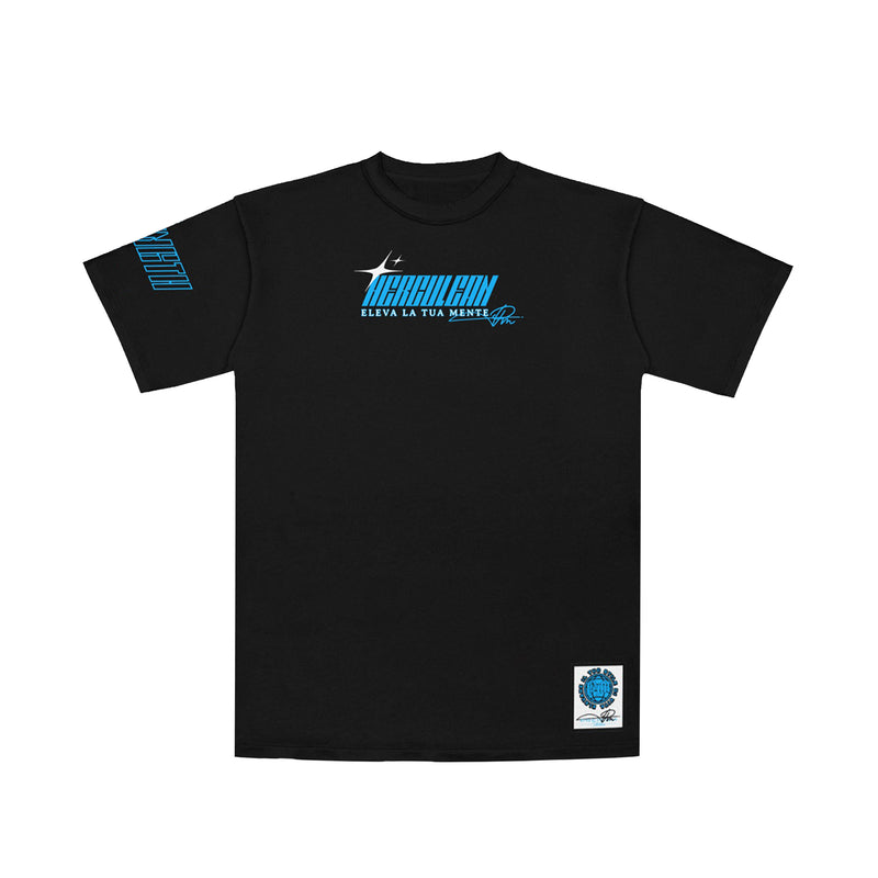 Premium Milano Mens Herculean Strength Crew Neck T-Shirt CT261-126 Black