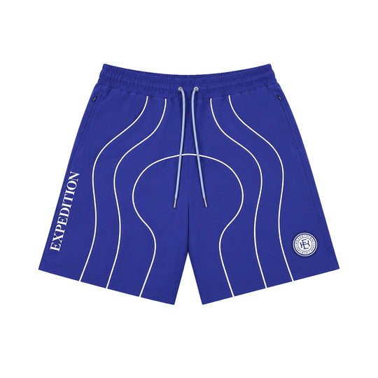 Expedition Mens 3M Reflective Piping Nylon Shorts EXWSS26219 Navy