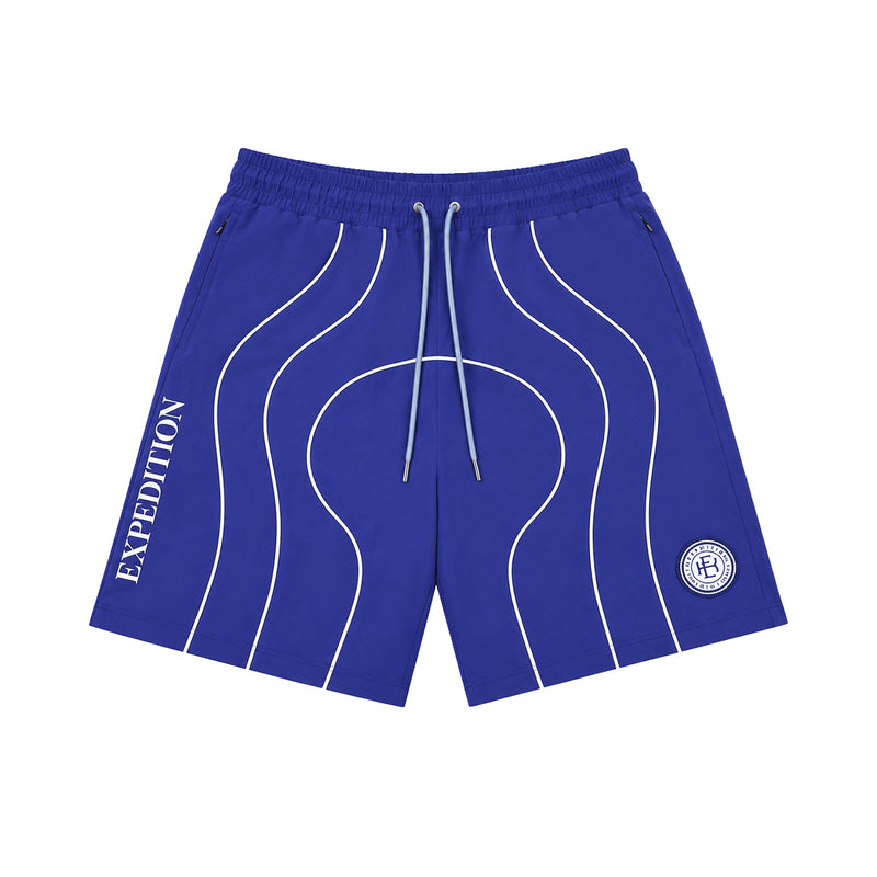 Expedition Mens 3M Reflective Piping Nylon Shorts EXWSS26219 Navy