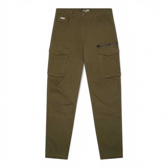Premium Milano Mens Naples Cargo Pants KH0927 Green