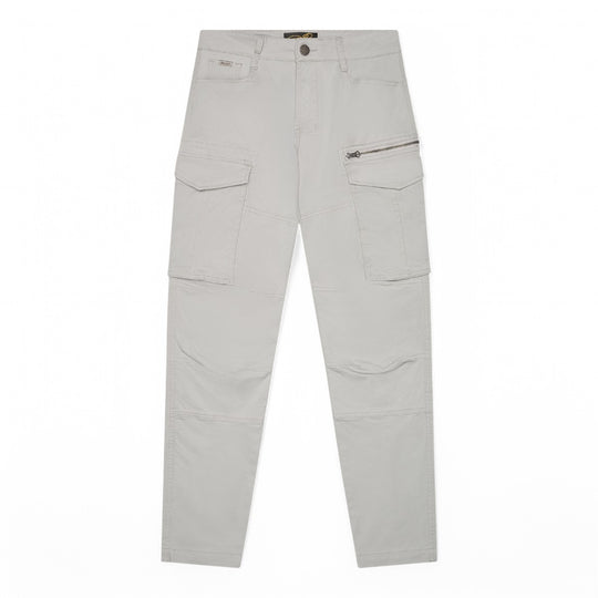 Premium Milano Mens Naples Cargo Pants KH0927 Grey